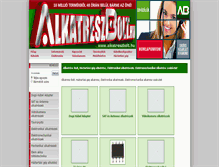 Tablet Screenshot of alkatreszbolt.hu