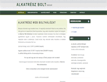Tablet Screenshot of alkatreszbolt.info